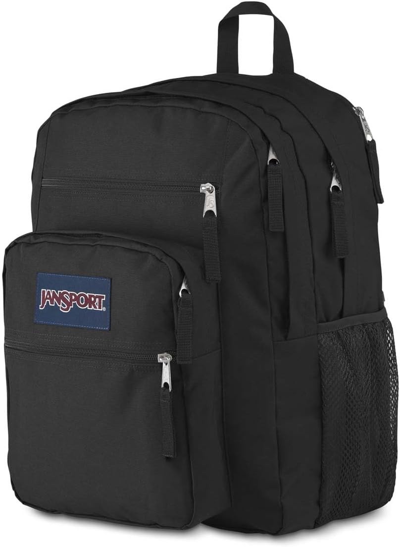 JanSport Laptop Backpack - Computer Bag with 2 Compartments, Ergonomic Shoulder Straps, 15” Laptop Sleeve, Haul Handle - Black - Image 10